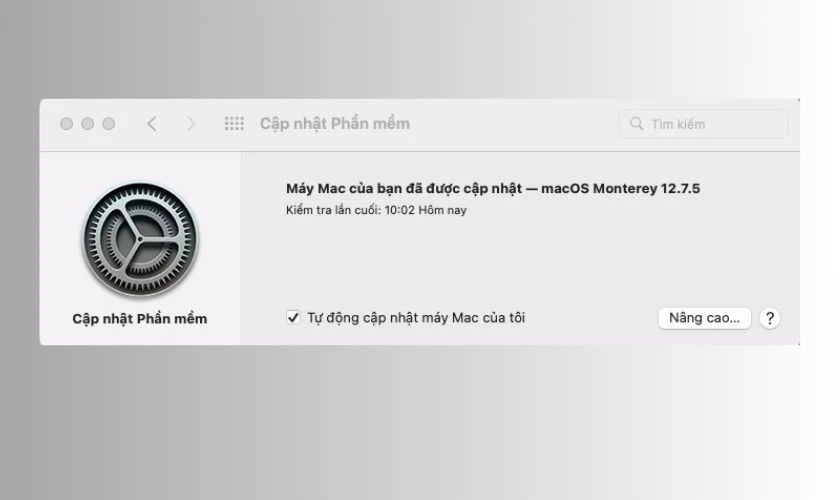 Cập nhập máy lên phần mềm mới nhất của Apple