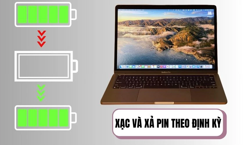 Sạc và xả pin Macbook theo định kỳ