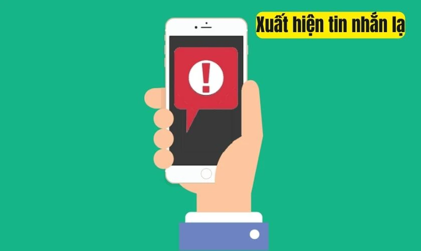 Xuất hiện các tin nhắn lạ