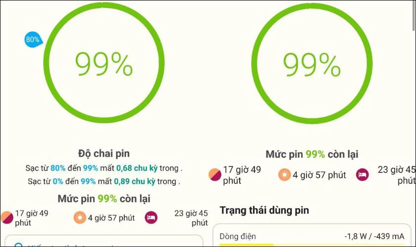 Kiểm tra độ chai pin Samsung bằng app AccuBattery
