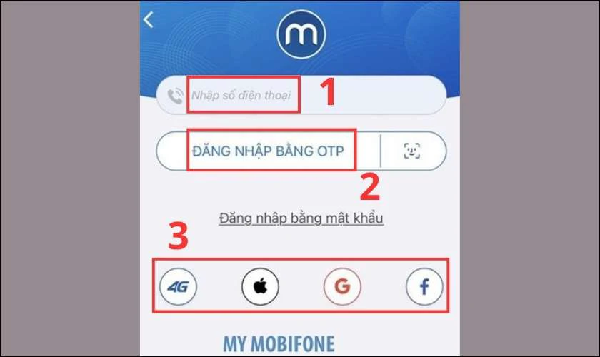 Cách kiểm tra dung lượng SIM 4G qua ứng dụng My MobiFone