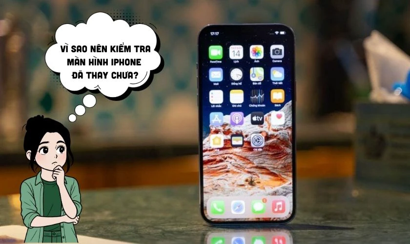 Vì sao nên kiểm tra màn hình iPhone đã thay chưa
