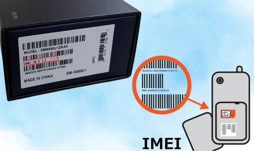 Kiểm tra IMEI trực tiếp trên máy