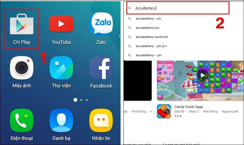 Tải AccuBattery từ Google Play Store của Huawei