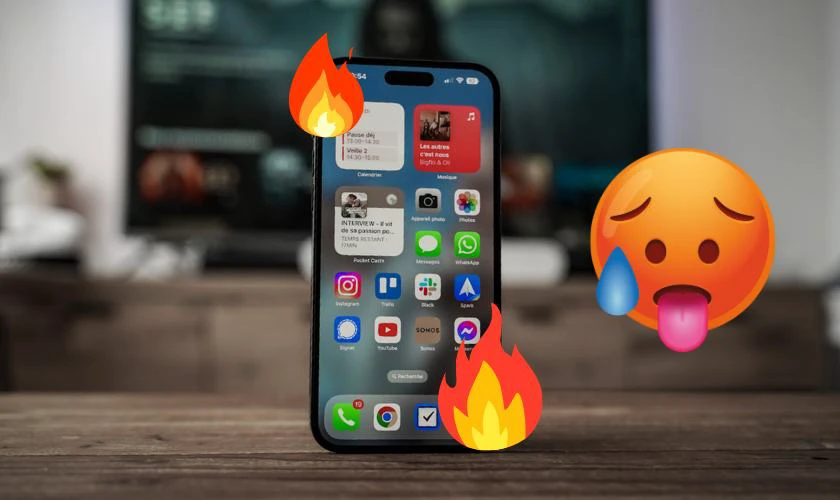 iPhone bị nóng bất thường khi sạc hoặc sử dụng