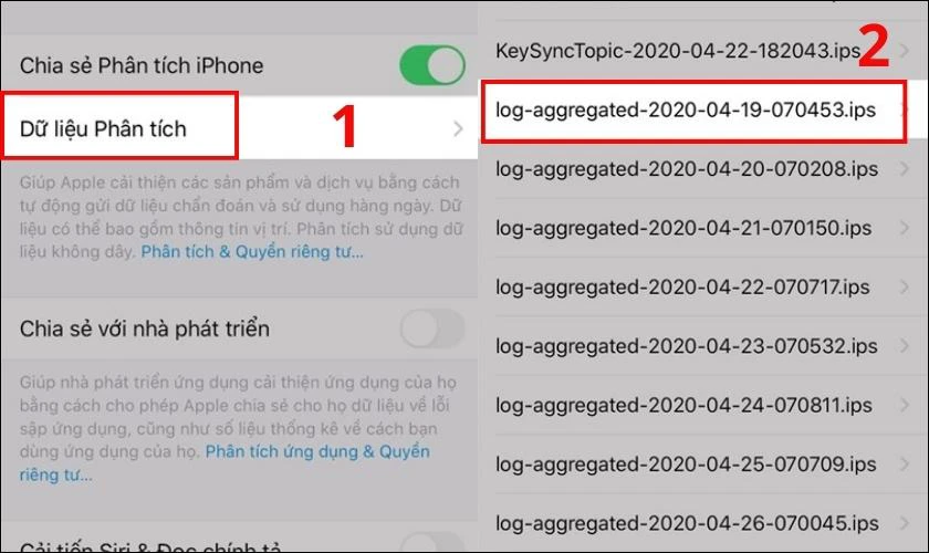 Chọn tệp có tên dạng log-aggregated-[ngày-tháng-năm].ips