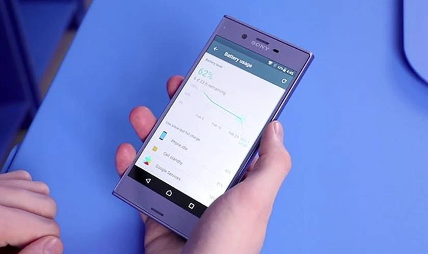 Cách kiểm tra pin Sony trực quan