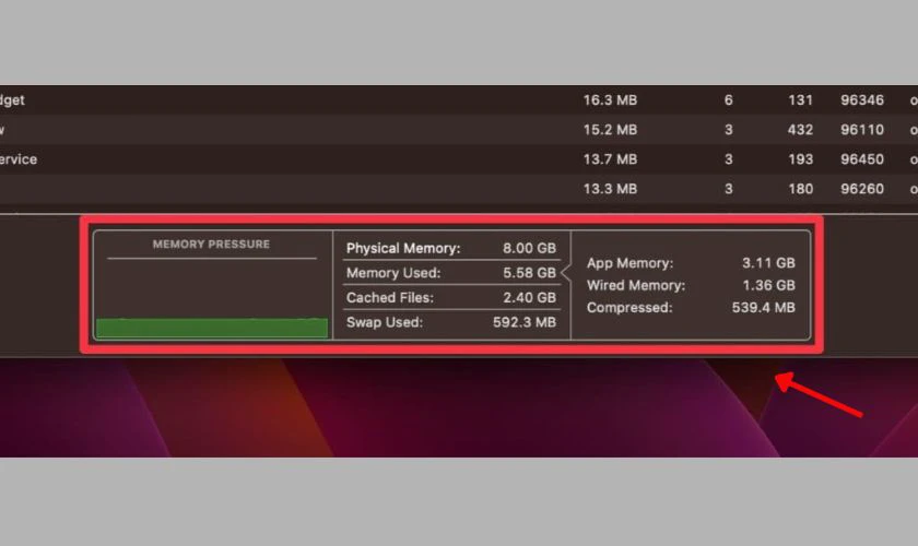Lưu ý khi kiểm tra RAM MacBook