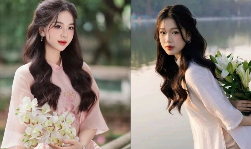 Kiểu tóc mặc áo dài 2026 cho mọi dáng mặt