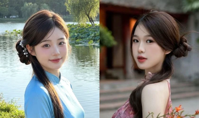 Tóc buộc lệch tiểu thư là sự lựa chọn được yêu thích hiện nay