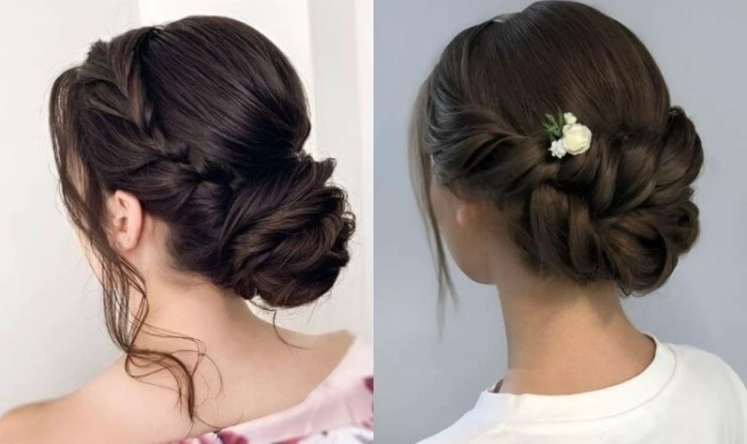 Kiểu tóc mặc áo dài cho mọi dáng mặt