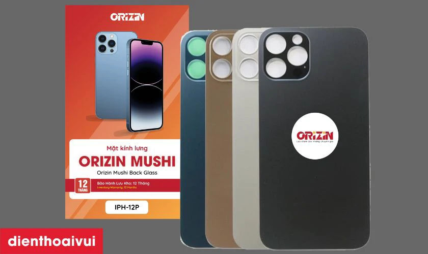 Kính lưng chính hãng Orizin thay cho iPhone 12 Pro có tốt không?