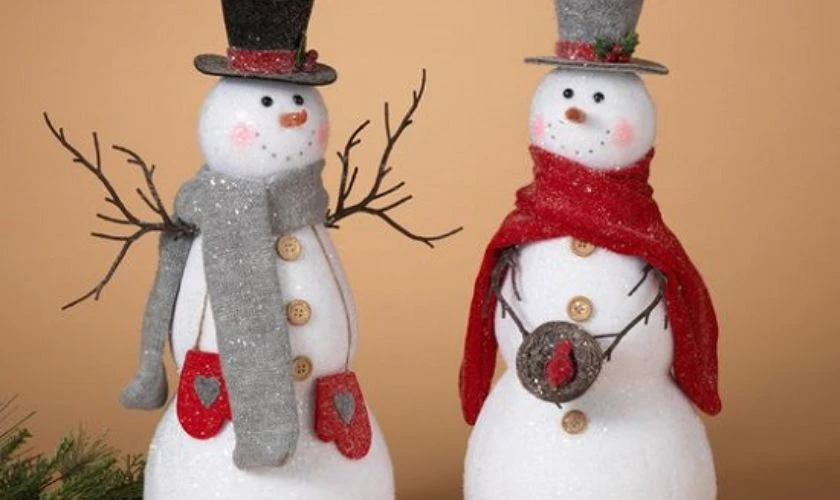 Sáng tạo người tuyết Noel mang đến không khí lễ hội ấn tượng