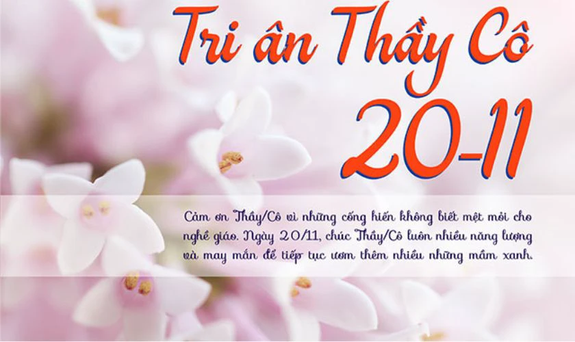 Mẫu làm thiệp 20/11 ý nghĩa, độc đáo