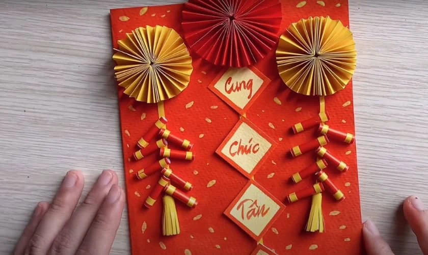 Cách làm thiệp chúc Tết thủ công
