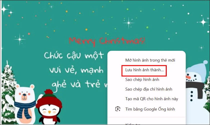 Chọn mẫu thiệp Giáng sinh online