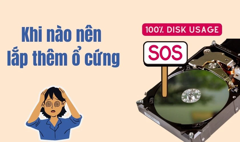 Khi nào nên lắp thêm ổ cứng cho laptop