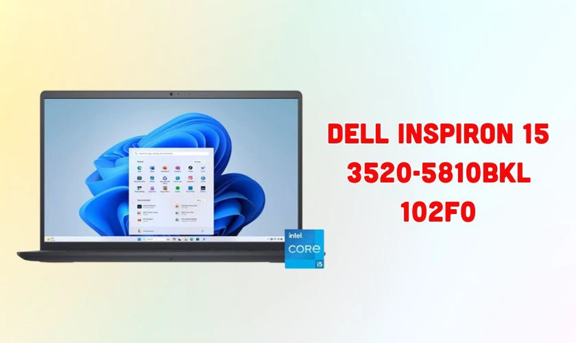 Laptop Dell Inspiron 15 3520-5810BKL 102F0