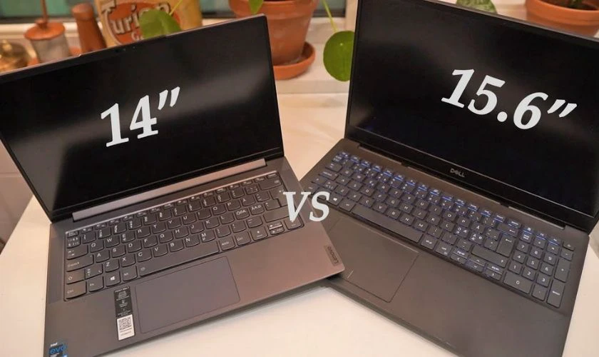 Kích thước màn hình tối thiểu 14 inch