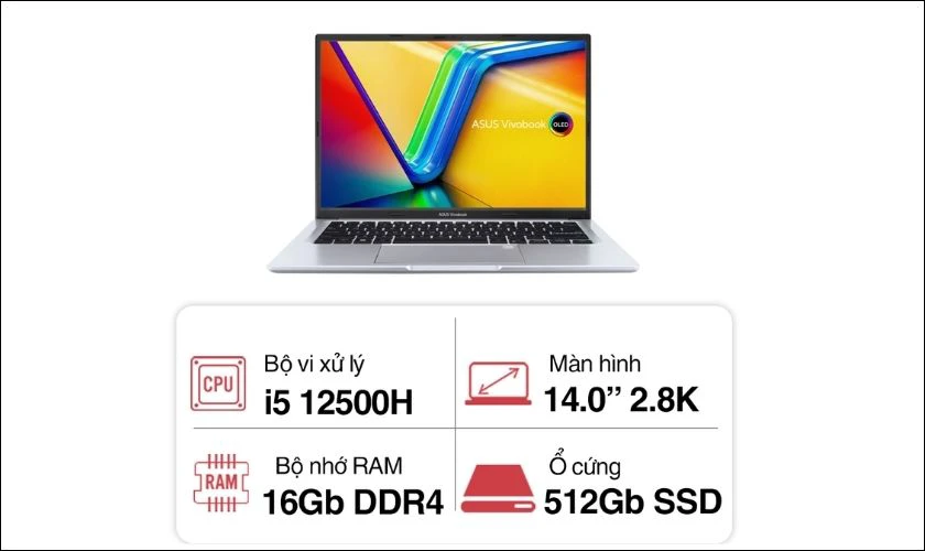 Laptop ASUS Vivobook 14 OLED A1405ZA-KM264W - 15.990.000 đ