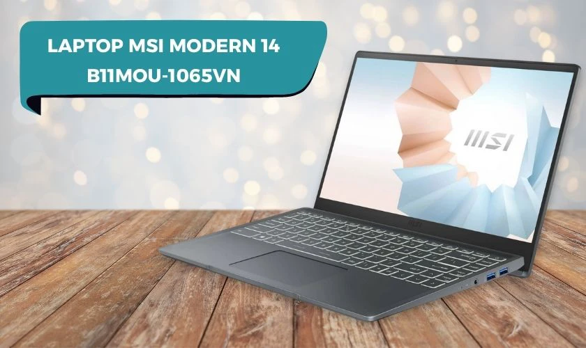 Laptop MSI Modern 14 B11MOU-1065VN là dành cho sinh viên sư phạm
