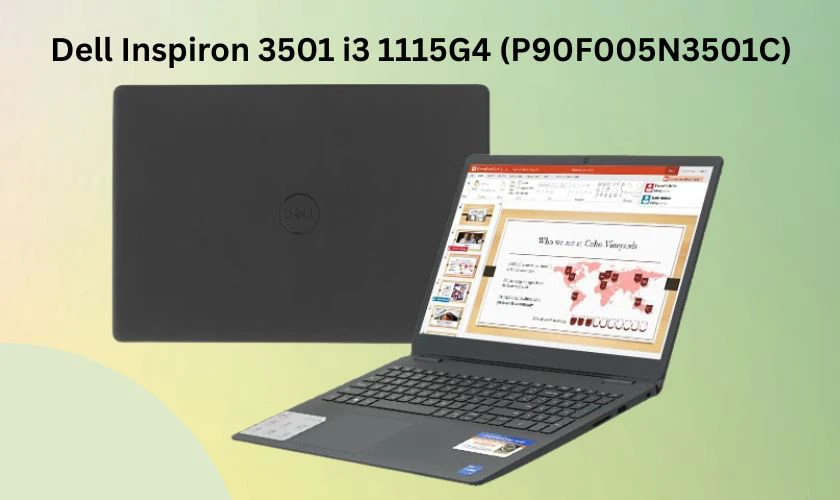 Laptop Dell Inspiron 3501 i3 1115G4 giá rẻ cho sinh viên tài chính ngân hàng
