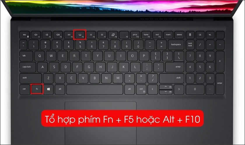 Thử tổ hợp phím