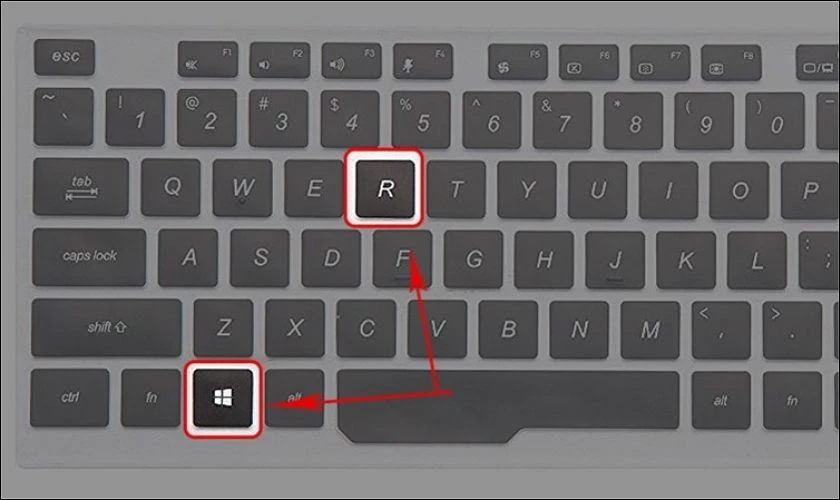 Mở nhanh hộp thoại Run bằng tổ hợp phím tắt