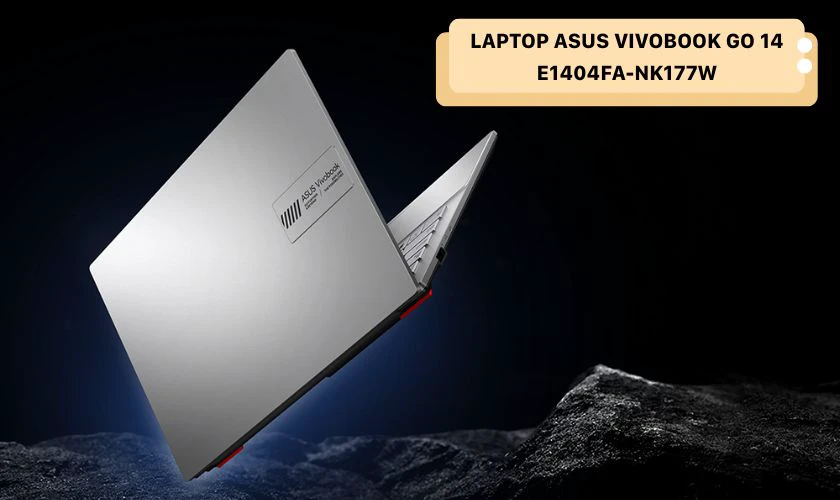 Asus Vivobook Go 14 E1404FA-NK177W là lựa chọn laptop mỏng nhẹ cho sinh viên
