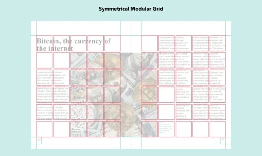 Layout dạng module – chia theo khối, dễ kiểm soát và thay đổi