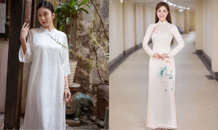 Lễ Phục Sinh mặc áo dài màu gì 2026 - Màu trắng