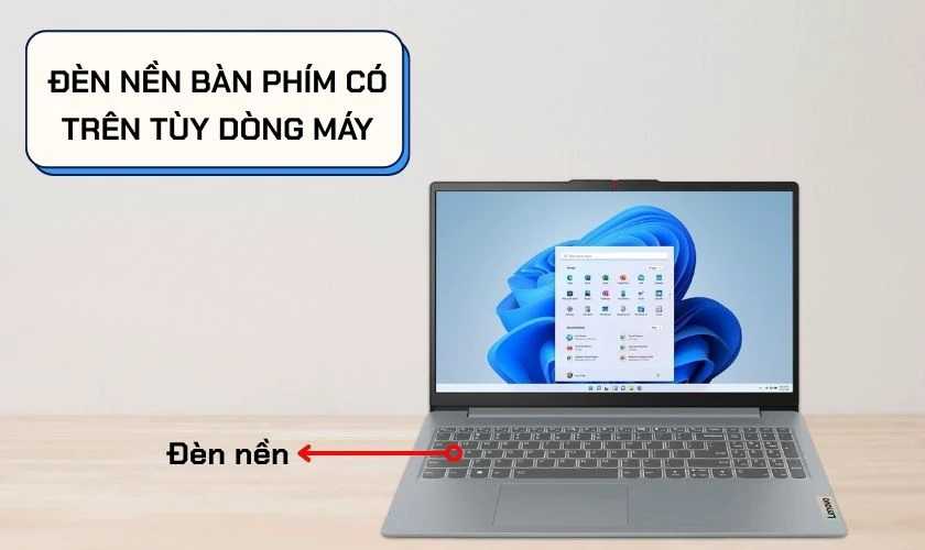 Lenovo Ideapad Slim 3 có đèn bàn phím không