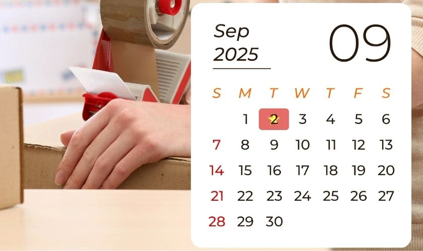 Lịch nghỉ lễ 2/9 bưu điện mới nhất 2025