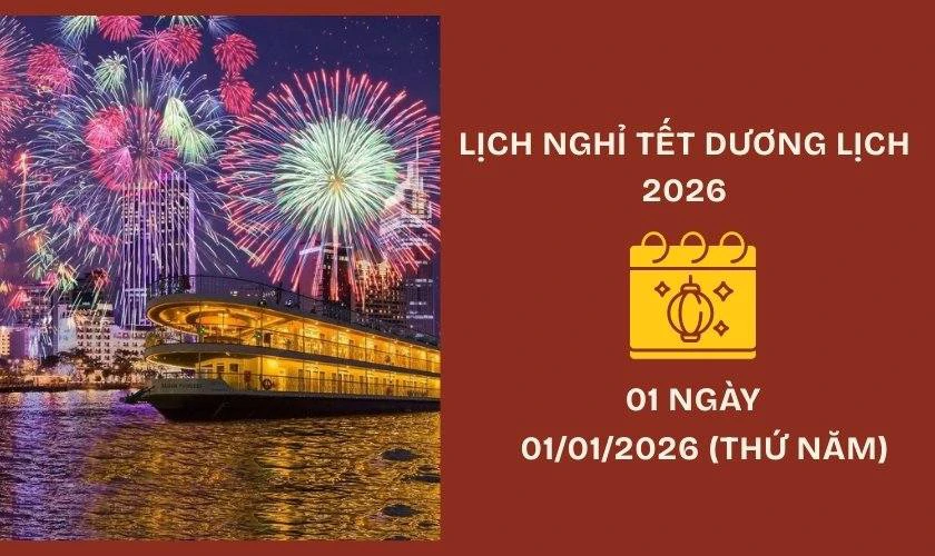 Tết Dương lịch 2026 được nghỉ mấy ngày?