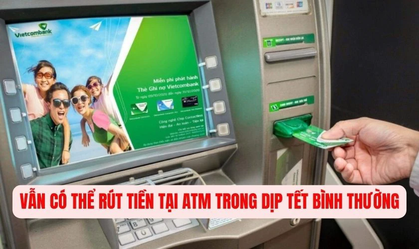 Cần giao dịch tại ngân hàng trong Tết phải làm sao?