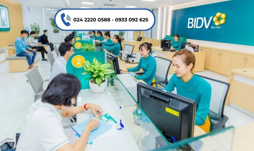 Liên hệ tổng đài chăm sóc khách hàng BIDV