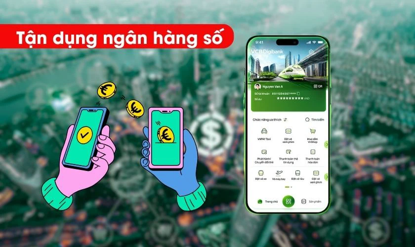 Mẹo giao dịch tại ngân hàng Vietcombank trước và sau Tết nhanh chóng