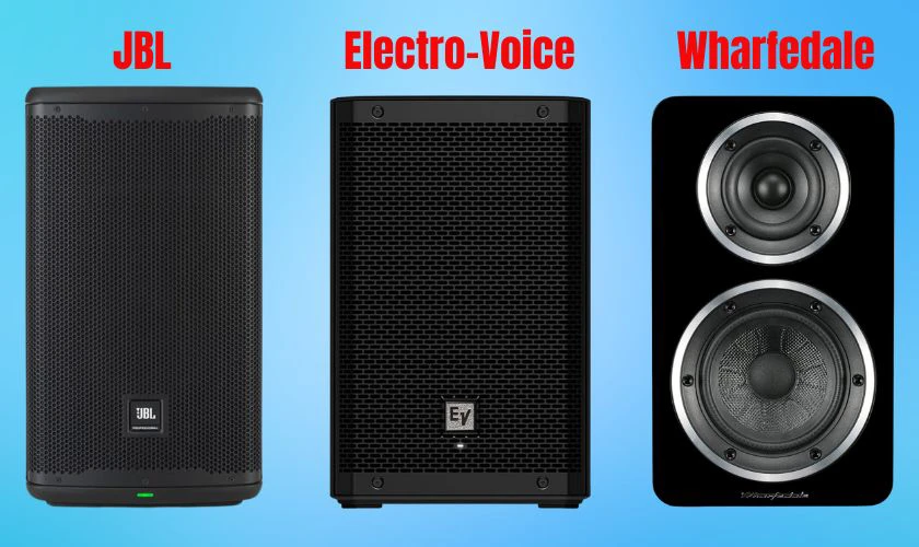 Chọn mua loa Active từ các thương hiệu uy tín như JBL, Electro-Voice,...