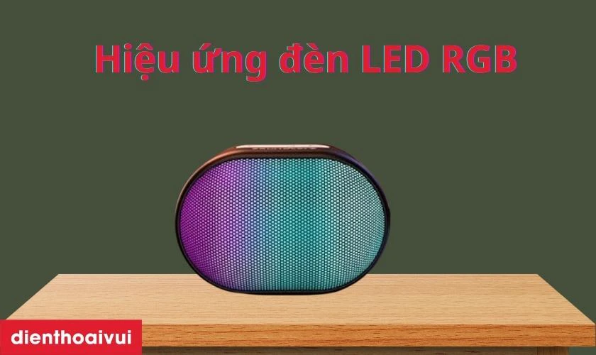 Hệ thống đèn LED RGB tích hợp, đồng bộ với nhịp điệu âm nhạc
