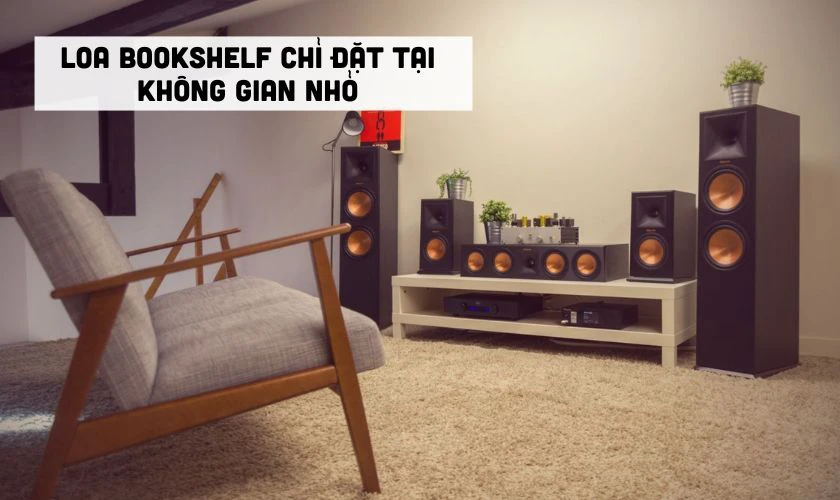 Kích thước nhỏ khiến loa bị giới hạn không gian lắp đặt