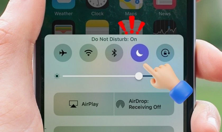Cài đặt âm lượng hoặc chế độ không phù hợp