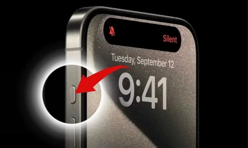 Kiểm tra nút âm thanh (Ring/Silent) ở cạnh bên trái của iPhone