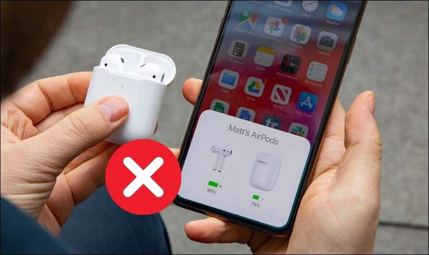 Ngắt kết nối với tai nghe Bluetooth để khắc phục loa iPhone bị lỗi