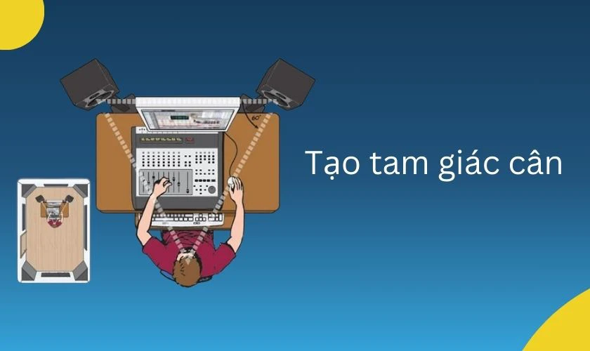 Cách đặt vị trí loa Monitor trong phòng thu