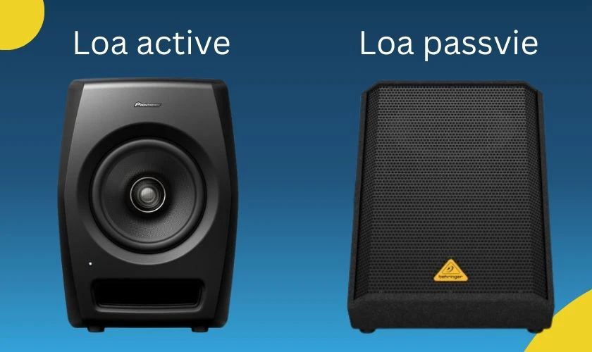 Loa Monitor gồm loa Passive và loa Active