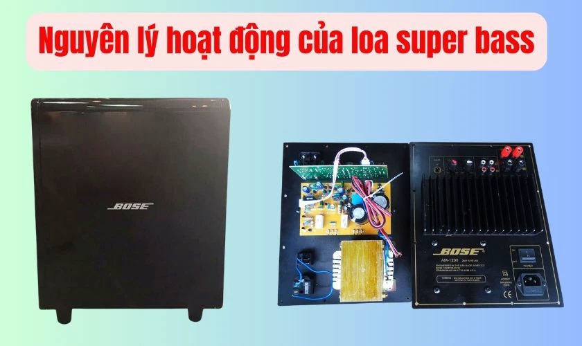 Nguyên lý hoạt động của loa super bass là gì?