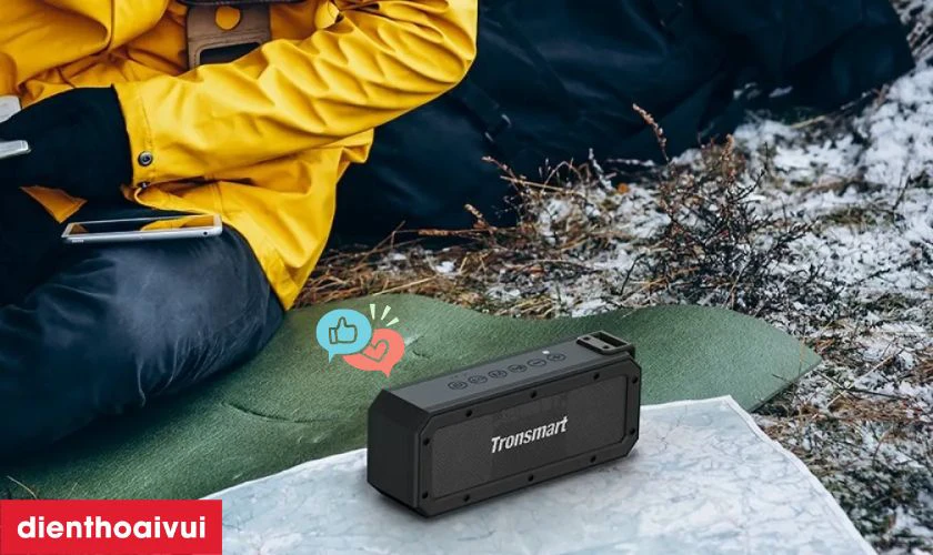 Loa Tronsmart Element Force+ 40W Speaker sở hữu thiết kế hiện đại, góc cạnh