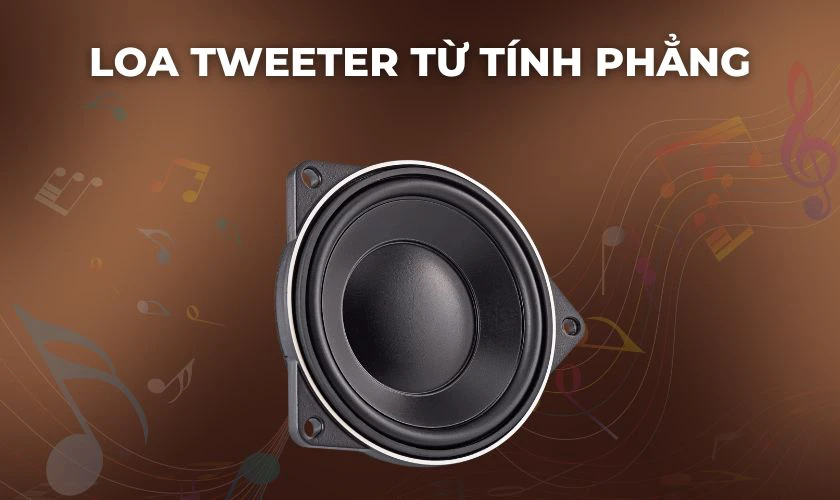 Loa tweeter từ tính phẳng