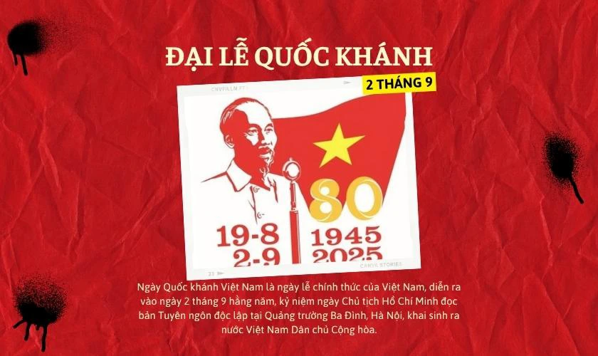 Biểu tượng lễ Quốc Khánh thiết kế đẹp nhất