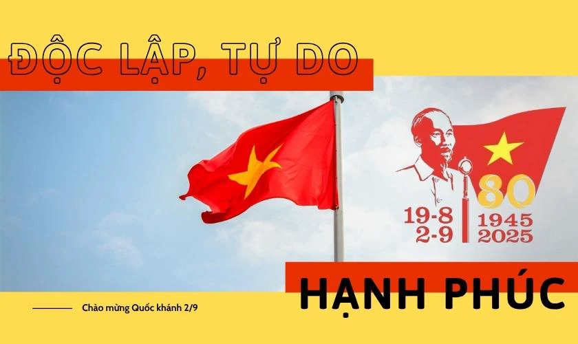 Mẫu logo 2/9, logo Quốc khánh dùng trong thiết kế
